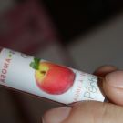Swatch de peggy vanderhispallie : Baume à lèvre bio pêche, Aroma-Zone