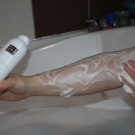 Swatch de peggy vanderhispallie : The Ritual of Sakura Foaming Shower Gel - Mousse de douche, Rituals