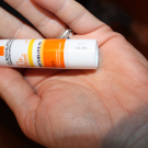 Swatch de peggy vanderhispallie : Anthélios XL Stick Lèvres, La Roche-Posay