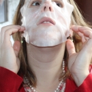 Swatch de peggy vanderhispallie : Masque Perfect Smooth - Ultra Smooth - Fleurs de Bleuets, Facialderm