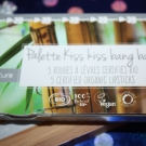 Swatch de peggy vanderhispallie : Palette kiss kiss bang bang, Zao Make Up