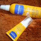 Swatch de peggy vanderhispallie : Lait solaire très haute protection 300ml - SPF50, Mustela