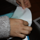 Swatch de peggy vanderhispallie : Masque Hydrogel Régénérant - Hydro Boost®, Neutrogena