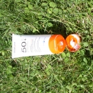 Swatch de peggy vanderhispallie : Daylong Extrême SPF50 Lait, Daylong