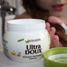 Swatch de peggy vanderhispallie : Le Masque Yaourt Lait d'Amande Nourricier - Ultra Doux de Garnier, Garnier