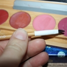Swatch de peggy vanderhispallie : Palette kiss kiss bang bang, Zao Make Up