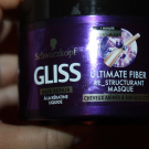 Swatch de peggy vanderhispallie : Masque Re_Structurant - Gliss Hair Repair Ultimate Fiber, Schwarzkopf
