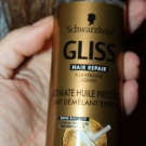 Swatch de peggy vanderhispallie : Glisse hair repair, Schwarzkopf