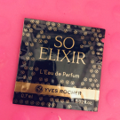 Swatch de zlliteras : Eau de Parfum So Elixir, Yves Rocher
