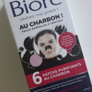 Swatch de Mariamakeup : 6 patchs purifiants au charbon, Bioré