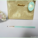 Swatch de Aunatur-elle : Gold mint kit, Elsa makeup