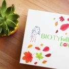 Swatch de Aunatur-elle : Biotyfull Box, Biotyfull box
