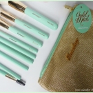 Swatch de Aunatur-elle : Gold mint kit, Elsa makeup