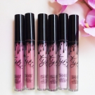 Swatch de Aunatur-elle : Matte Liquid Lipstick, Kylie Cosmetics