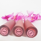 Swatch de Aunatur-elle : Velvetines Matte Lipstick, Lime Crime