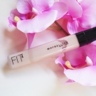 Swatch de Aunatur-elle : Fit Me Concealer, Gemey-Maybelline