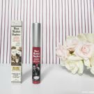 Swatch de Aunatur-elle : Meet Matt(e) Hughes? Long Lasting Liquid Lipstick, theBalm