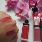 Swatch de Aunatur-elle : Rouge Edition Aqua Laque, Bourjois