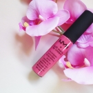 Swatch de Aunatur-elle : Soft matte lip cream, NYX
