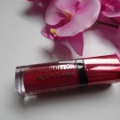 Swatch de Aunatur-elle : Rouge Edition Aqua Laque, Bourjois