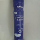 Swatch de Lolitar04 : Déodorant Spray anti-transpirant - Protect & Care, Nivea