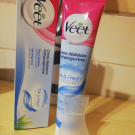 Swatch de Mivilys : Crème Dépilatoire Peaux Sensibles Silk & Fresh, Veet