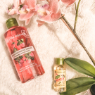 Swatch de malo-mas : Lait Corps Énergisant- Framboise Menthe Poivrée, Yves Rocher