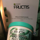 Swatch de Corinnia : HAIR FOOD ALOÉ VERA, Garnier Fructis