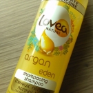 Swatch de Flor Bela : Shampoing Argan Eden Cheveux Normaux, Lovea Nature