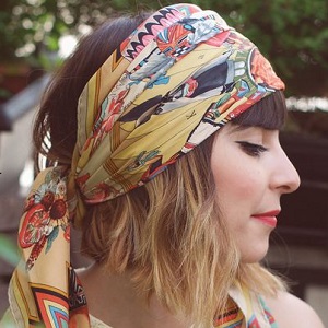 foulard bandeau femme
